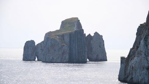 Sugarloaf in the coast of Masua