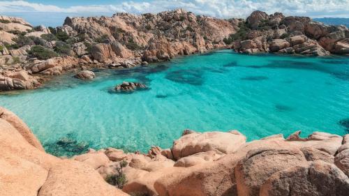 Crystal-clear waters of the Maddalena archipelago