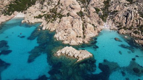 Landscape from the top of the La Maddalena archipelago