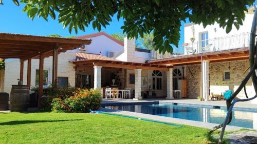 View of an ancient villa in Sorso