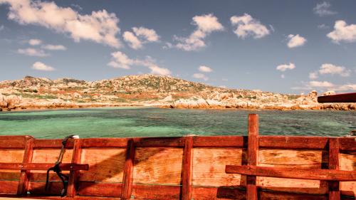 Asinara landscape seen from the boat during the excursion