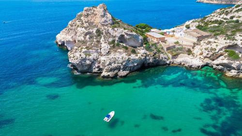 Detail of the coast near Cagliari