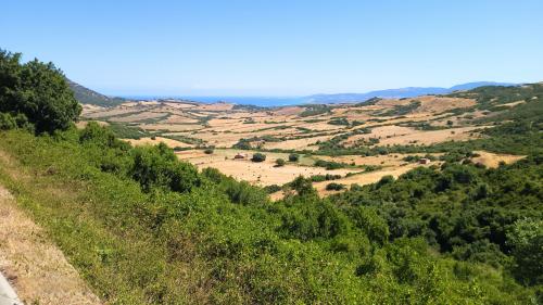 Panoramic view during guided ebike experience