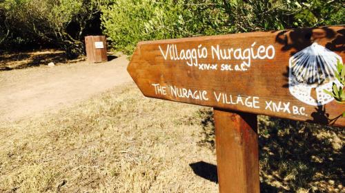Entrance of the nuragic village at Su Brandali